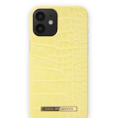 Atelier Case iPhone 12 MINI Lemon Croco