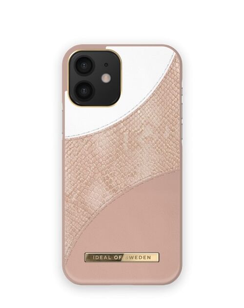 Atelier Case iPhone 12/12P Blush Pink Snake