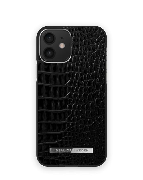 Atelier Case New iPhone 12/12P NeoNoirCrocSilvr