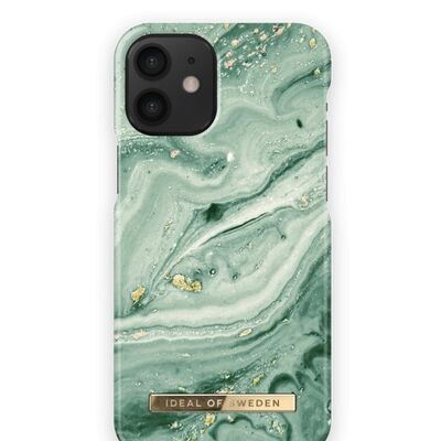 Fashion Case iPhone 12 MINI Mint Swirl Mrbl