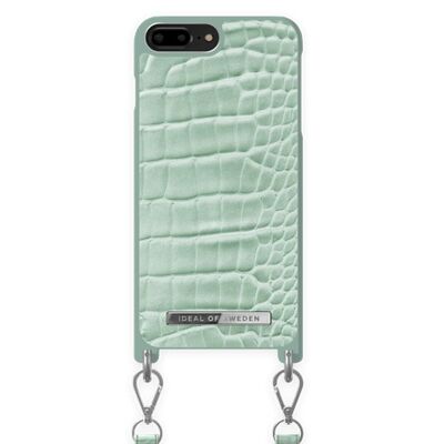 Atelier Necklace Case iPhone 8/7/6/6S P Mint Croco