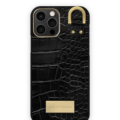 Atelier Case iPhone 12/12P Black Croco