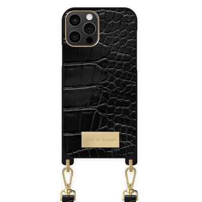 Collar Atelier iPhone 12/12P Coco Negro