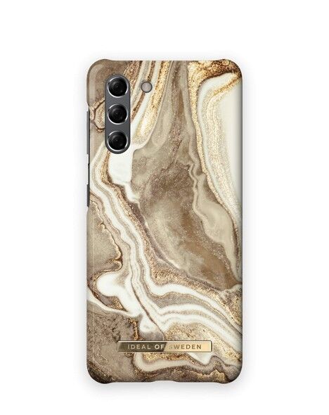 Fashion Case Galaxy S21 Marmo Sabbia Dorata