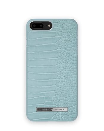 Atelier Coque iPhone 8/7/6/6S P Souple Bleu Croco