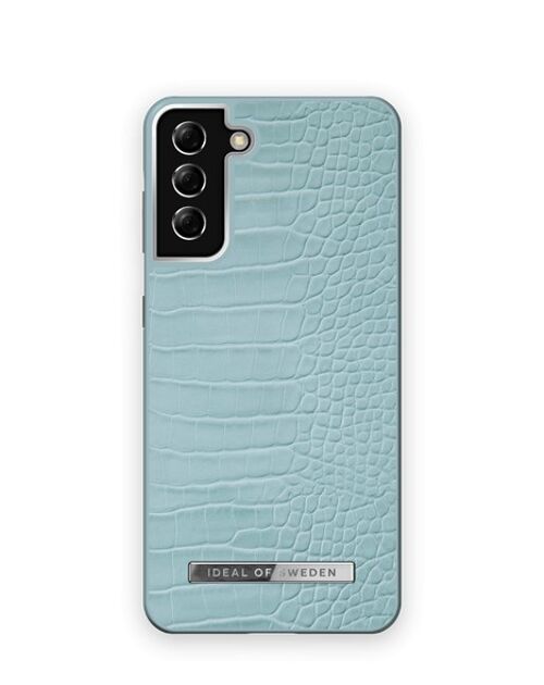 Atelier Case Galaxy S21 Plus Soft Blue Croco