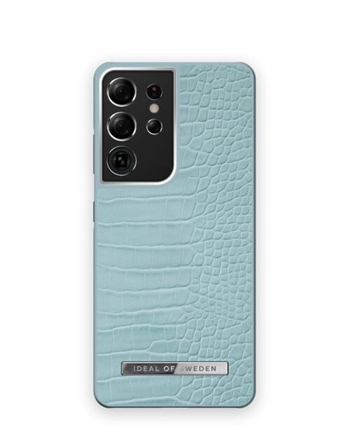 Atelier Case Galaxy S21 Ultra Soft Blue Croco