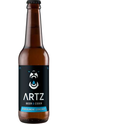 Cerveza ARTZ y sidra blanca