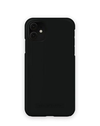 Coque transparente iPhone 11/XR Charbon Noir