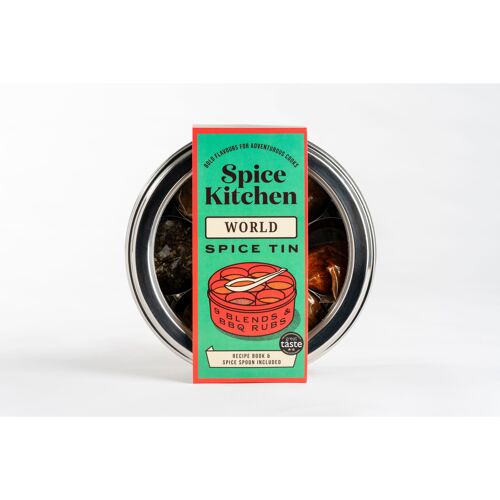 World Spice Blends & BBQ Rubs Spice Tin