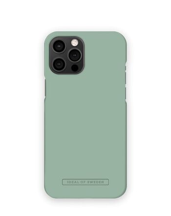 Coque transparente iPhone 12 PRO MAX vert sauge