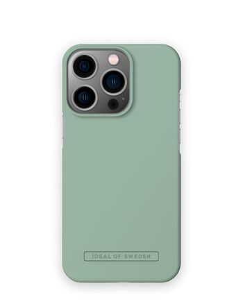 Coque Transparente iPhone 13P Vert Sauge