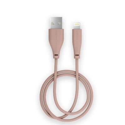 Charging Cable 2m USB A-lightning Blush Pink