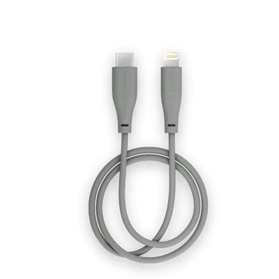 Charging Cable 2m USB C-lightning Ash Grey