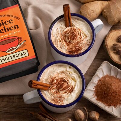 Chocolate Caliente Spice Kitchen - 100g - Chocolate Caliente De Pan De Jengibre