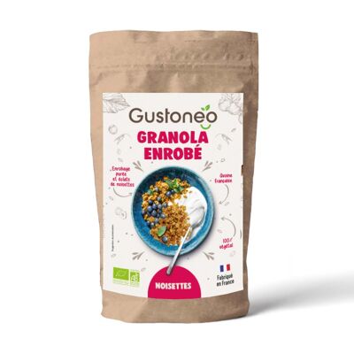 Granola bio enrobé de purée de noisettes 325g