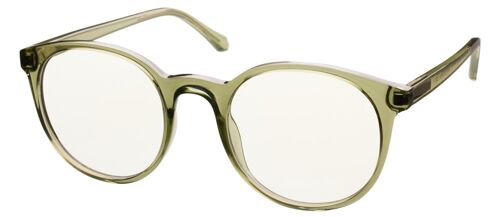 Computer Glasses - Screen Glasses - PHILEINE BLUESHIELDS - Clear Olive Green