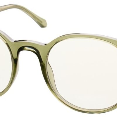 Computer Glasses - Screen Glasses - PHILEINE BLUESHIELDS - Clear Olive Green