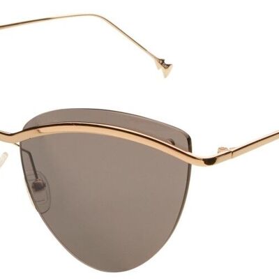 Sunglasses - PARIS 5.0 - Gold frame with Flash Mirror lenses
