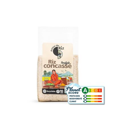 Fair Trade Organic Crushed Rice from Punjab 400 g