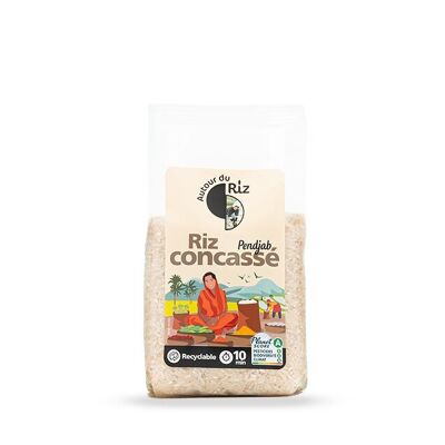 Fair Trade Organic Crushed Rice from Punjab 400 g