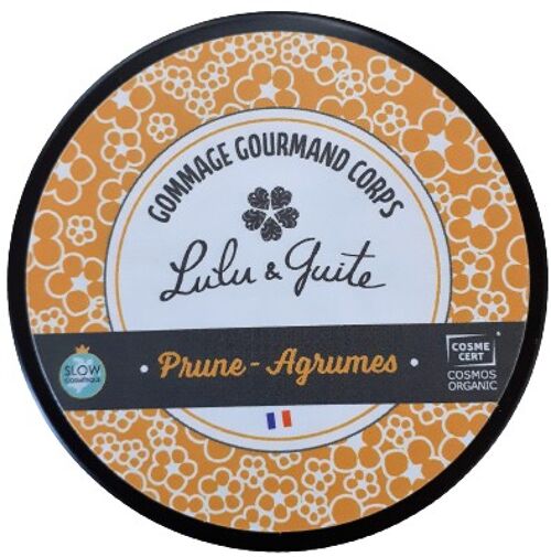 Gommage gourmand corps Prune-Agrumes