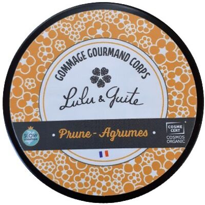 Gommage gourmand corps Prune-Agrumes