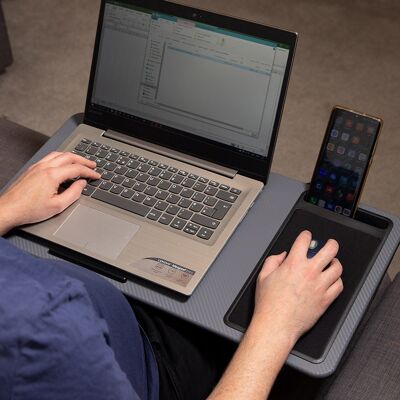 Paquete ingenioso: bandeja de escritorio para computadora portátil de regazo para viajes o en casa