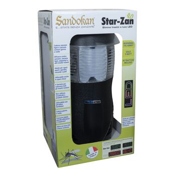 Star zan 4.0 insecticide électrique à aspiration LED uv fabriqué en Italie 5