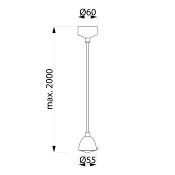 Suspension Intro blanc / noir 2