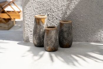 Le Vase Sneaky - Gris Antique - M 8