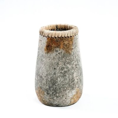 Le vase sournois - Gris antique - S
