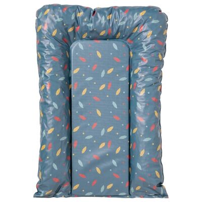 Flocons Wickelauflage 50x70 cm - Federn blauer Hintergrund