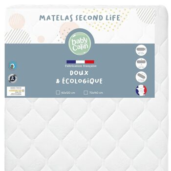 Matelas bébé Second Life 60x120x10 cm - 24kg/m3 1