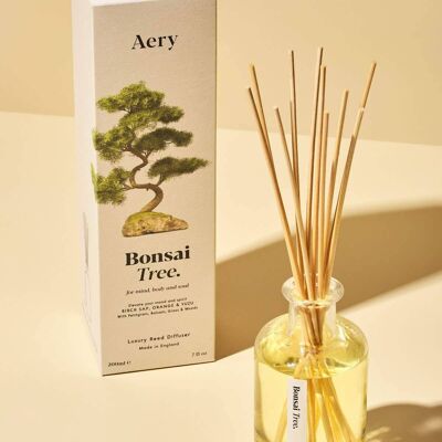 Bonsai Tree Reed Diffuser - Birch Sap Orange and Yuzu