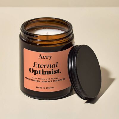 Bougie en pot parfumée Eternal Optimist - Fleur de néroli, jasmin et bois de santal