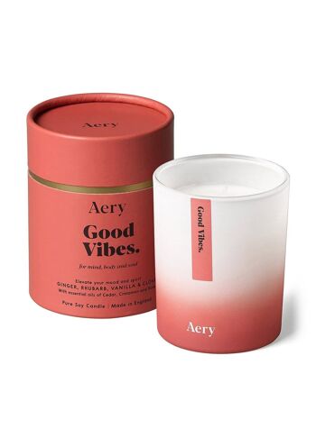 Bougie Parfumée Good Vibes - Gingembre Rhubarbe et Vanille 2