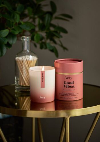 Bougie Parfumée Good Vibes - Gingembre Rhubarbe et Vanille 3