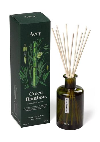 Diffuseur d'Ambiance Bambou Vert - Cyprès Patchouli et Orange 2