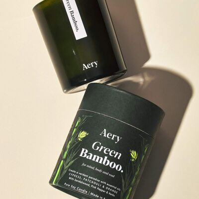 Bougie Parfumée Bambou Vert - Cyprès Patchouli et Orange