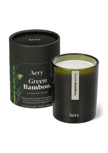 Bougie Parfumée Bambou Vert - Cyprès Patchouli et Orange 2