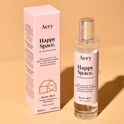 Happy Space Room Mist - Rose Geranium and Amber