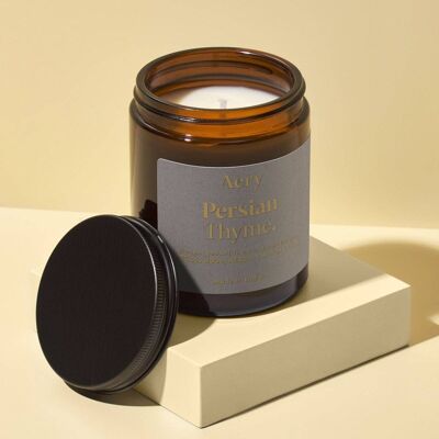 Persian Thyme Scented Jar Candle - Neroli Saffron and Oudh