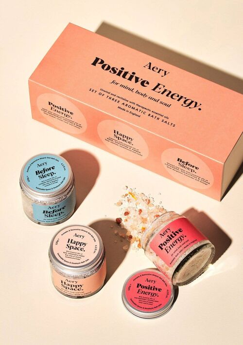 Positive Energy Bath Salt Gift Set