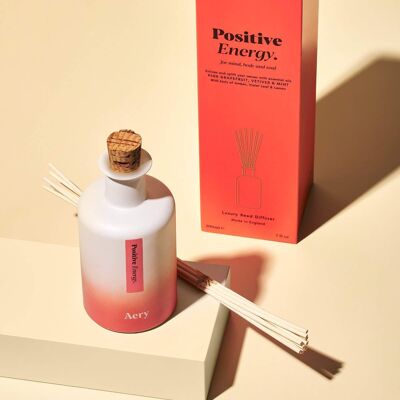 Positive Energy Reed Diffuser - Pink Grapefruit Vetiver and Mint
