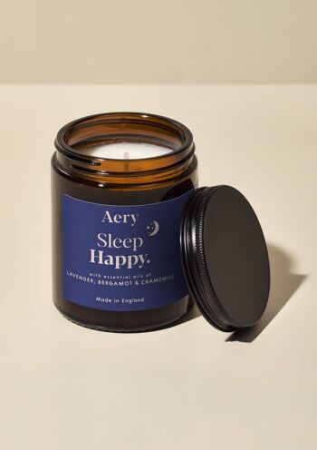 Bougie en pot parfumée Sleep Happy - Lavande Bergamote et Camomille 1