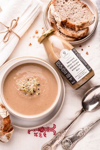 Velouté soupe de chou-fleur châtaigne & échalote bio 4