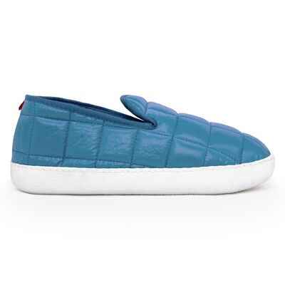 Piumino streetwear pantofola color petrolio