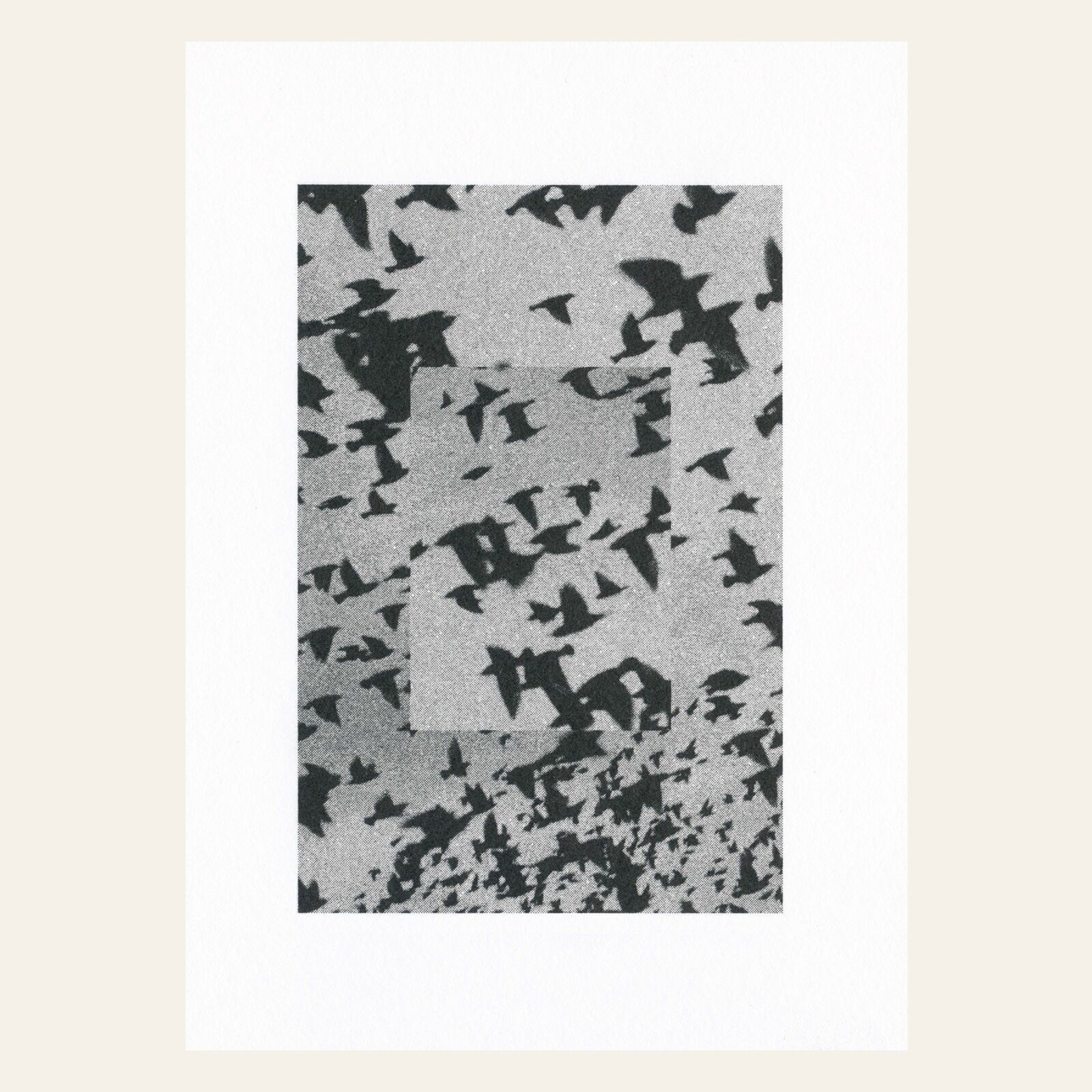 Risographie Postkarte – Licht – DIN A6