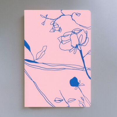 Quaderno Risograph – Rosa Ranuncolo (13 x 19 cm)